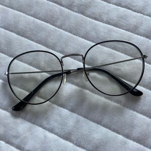 Thin rimmed framed blue blocking glasses - OSFM